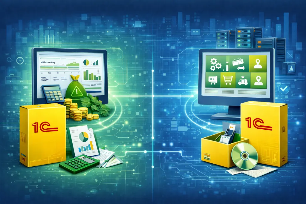 В чем разница между 1С:Бухгалтерия и платформой 1С:Предприятие