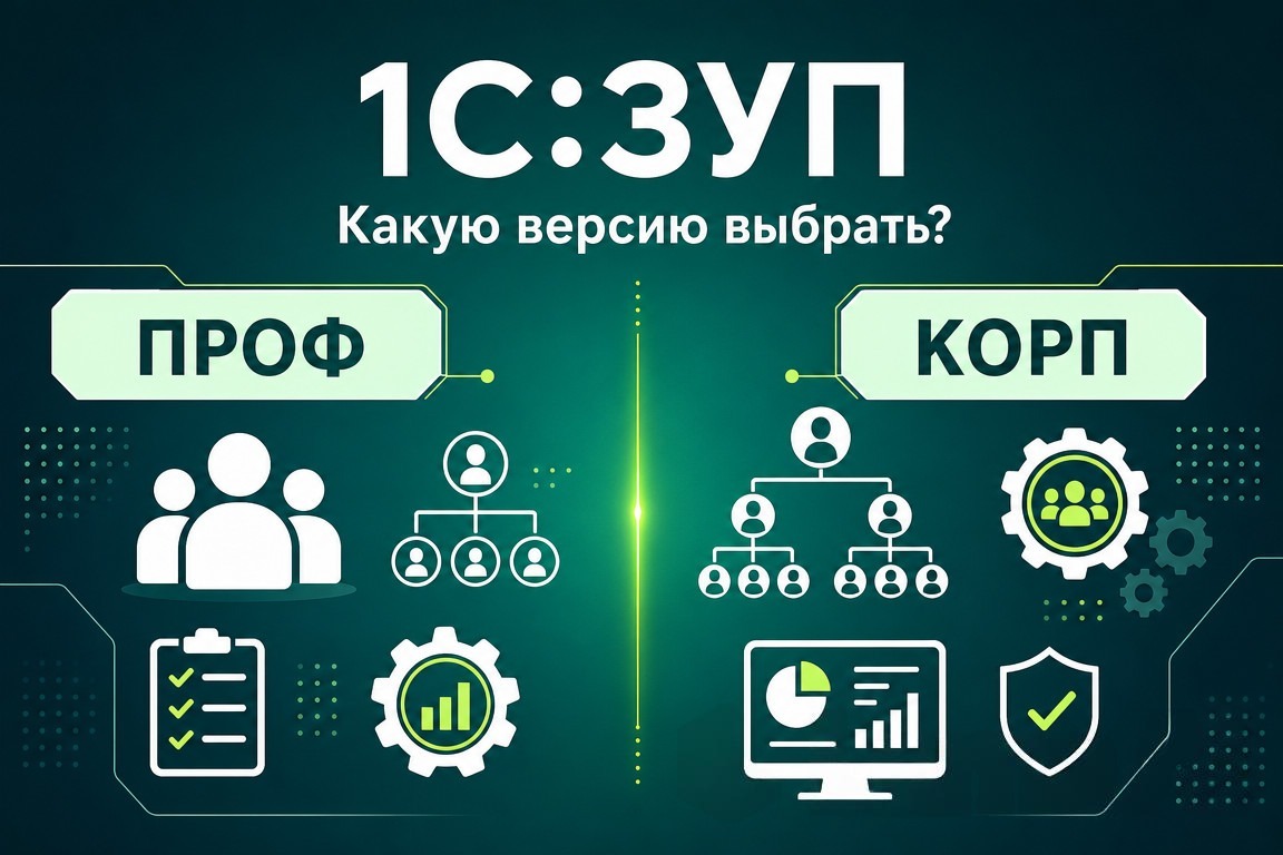 1С:ЗУП ПРОФ или КОРП: какую версию выбрать для бизнеса в Узбекистане?