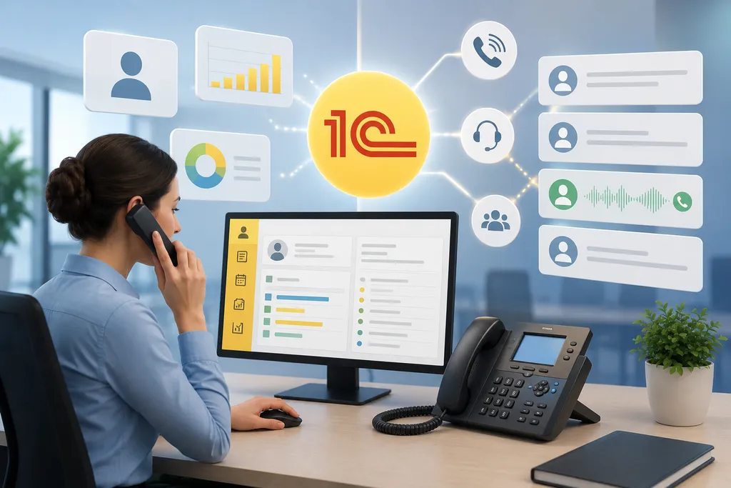 Интеграция 1С с IP-телефонией: CRM на максимуме